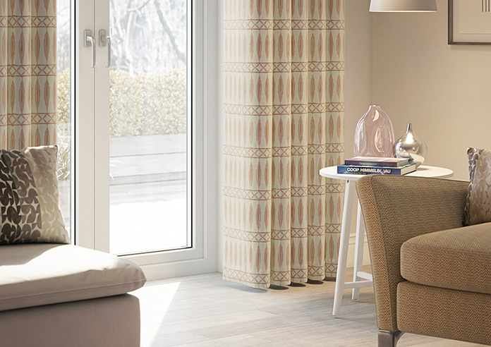 Nazca, Rose Gold - Made to Measure Curtains - Image 5